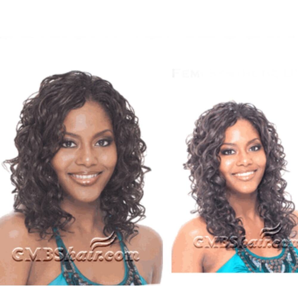 Natural-Look Curly Hairpiece in Dark Brown - Women Accessories